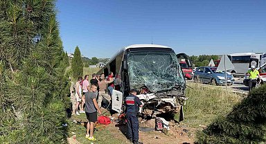 Eskişehir'deki otobüs kazasında yaralı sayısı 41'e yükseldi