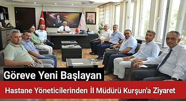 Göreve Yeni Baslayan Yöneticilerden İl Müdürü Kurşun'a Ziyaret