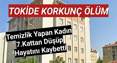 Karaman'da 7.Kattan Düşen Kadın Öldü