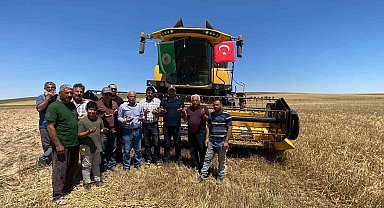 Kulu'da arpa ve buğday hasadı başladı