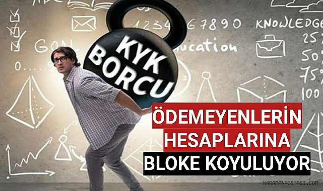 KYK borcunu ödemeyenlerin Hesaplarına bloke konmaya başlandı