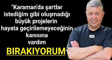 Mehmet Ali Han, Karaman FK'ye veda etti!