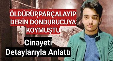 Öldürüp derin dondurucuya koymuştu…