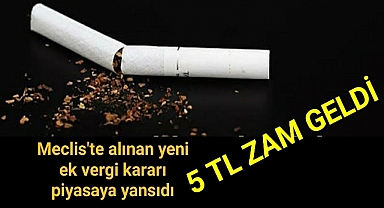 Sigaraya büyük zam geldi