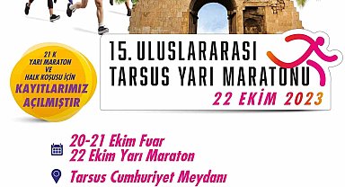 15. Tarsus Yarı Maratonu için kayıtlar başladı