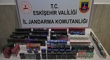 21 bin TL değerinde kaçak sigara ele geçirildi