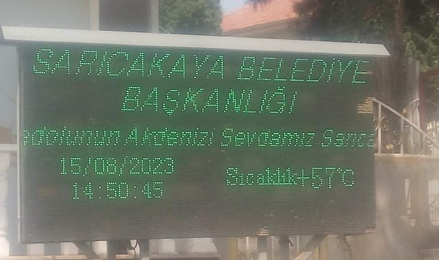 57 derece sıcaklığın resmidir