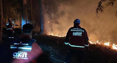 Adalet Bakanı Tunç: "CEKUT ekipleri Çanakkale'deki orman yangınına destek için 13 farklı ilden yola çıktı"