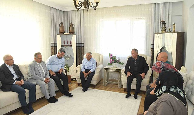 Akar ve Büyükkılıç'tan Şehir Eraslan'ın Ailesine Ziyaret