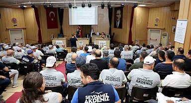 Akdeniz Belediyesi personeline iş sağlığı ve güvenliği eğitimi