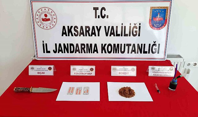 Aksaray jandarmadan uyuşturucu operasyonu: 5 gözaltı
