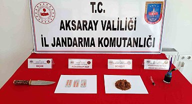 Aksaray jandarmadan uyuşturucu operasyonu: 5 gözaltı