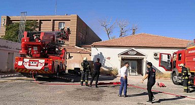 Aksaray'da dinlenme tesisi otelinde yangın: 3 çalışan dumandan zehirlendi