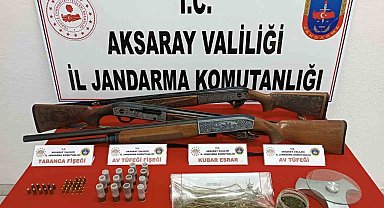 Aksaray'da uyuşturucu tacirine jandarma operasyonu