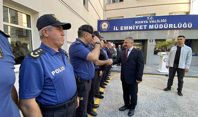 Ankara Emniyet Müdürlüğü görevine atanan Engin Dinç, Konya'ya veda etti