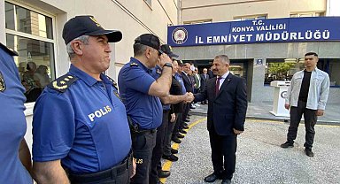 Ankara Emniyet Müdürlüğü görevine atanan Engin Dinç, Konya'ya veda etti