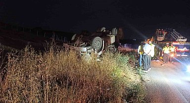Ankara'da TIR tarlaya uçtu, sürücü hayatını kaybetti