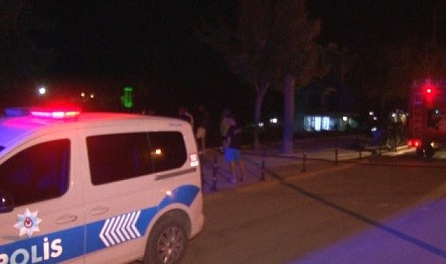 Arazide başlayan yangın evlere sıçramadan söndürüldü