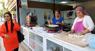 Ata karakılçık buğdayı tarladan sofraya ulaştı, sıkma ve börek oldu