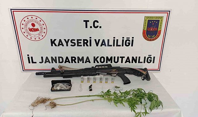 Bahçesinde kenevir yetiştiren şahıs jandarmadan kaçamadı