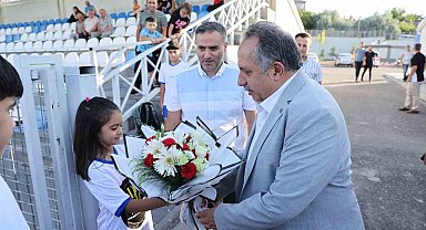 Başakpınar'da yaz spor kurslarına coşkulu açılış