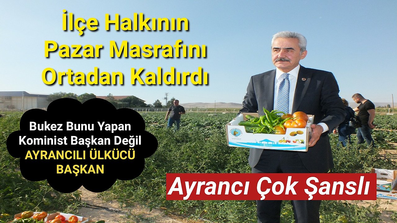 Başkan BÜYÜKKARCI, İlçe Halkının Pazar Masrafını Ortadan Kaldırdı