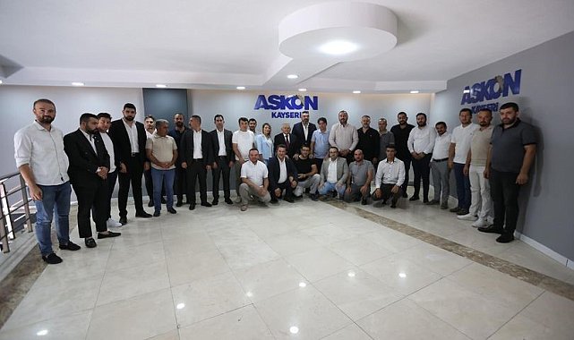Başkan Büyükkılı. ASKON'un Konuğu Oldu