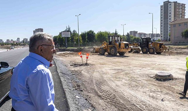 Başkan Büyükkılıç, Mustafa Şimşek Bulvarı'nı Malatya yoluna bağlayacak yolu inceledi