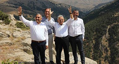 Başkan Büyükkılıç'tan Kıpız Kanyonu'na Ziyaret