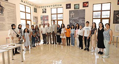 Başkan Ercan özel çocuklara Matematik Müzesi'ni anlattı