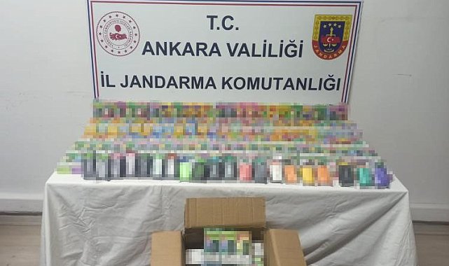 Başkentte 350 adet elektronik sigara ele geçirildi