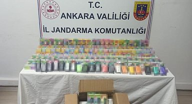 Başkentte 350 adet elektronik sigara ele geçirildi
