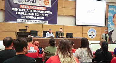 Büyükkılıç, AFAD Akrediteli Kentsel Arama Kurtarma Ekiplerinin Eğitimi Ve Entegrasyonu Seminerine katıldı