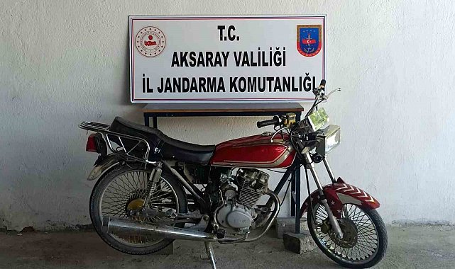 Çalınan motosiklet JASAT dedektiflerince bulundu