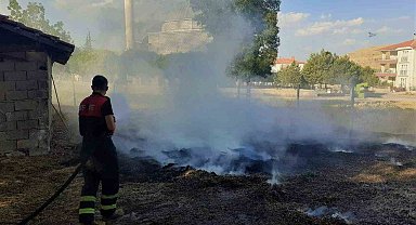 Çankırı'da çıkan ot yangını kısa sürede söndürüldü