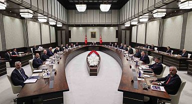 Cumhurbaşkanlığı Kabinesi, Cumhurbaşkanı Recep Tayyip Erdoğan başkanlığında toplandı.