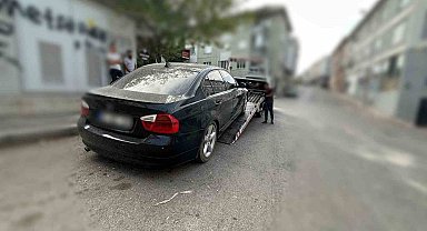 Drift atan araç sürücüsüne 28 bin 532 TL ceza yazıldı