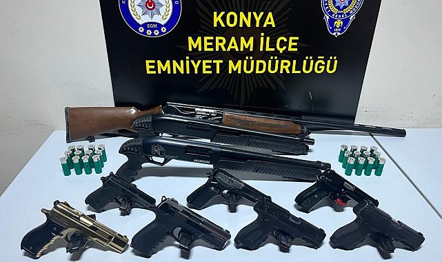 Düğün magandalarına yönelik çalışmalarda cephanelik ele geçirildi
