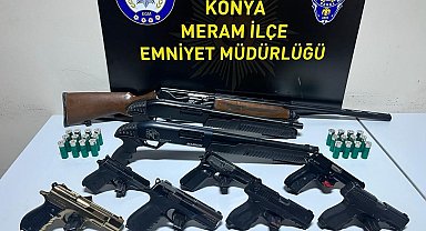 Düğün magandalarına yönelik çalışmalarda cephanelik ele geçirildi