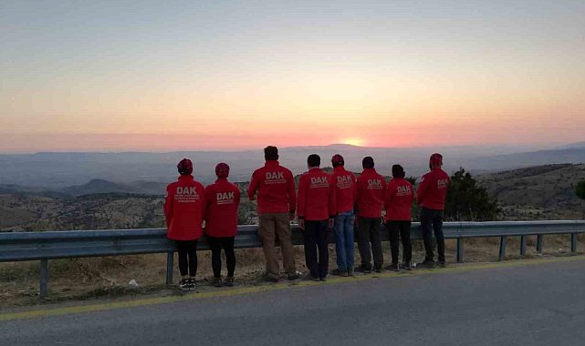 Eskişehir DAK ekibi Büyük Taarruz'un 101'inci yılı için yürüdü
