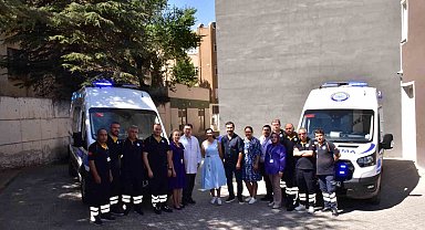 ESOGÜ Hastanesi'nde 2 yeni ambulans hizmet vermeye başladı