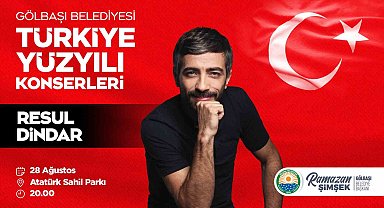 Gölbaşı'nda Türkiye Yüzyılı konserleri devam ediyor