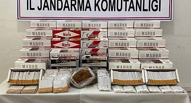 Kaçak sigara satmaya hazırlanan şahıs jandarma tarafından yakalandı