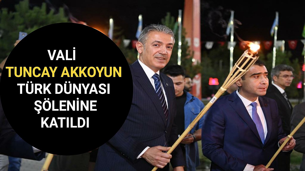 Karaman Valisi Akkoyun 5.Düzenlenen Türk Dünyası Şölenine Katıldı