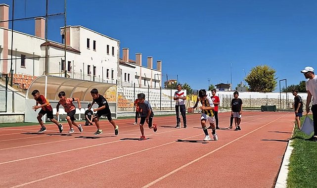 Karaman'da ilk kez U12 çoklu branşlar il deneme yarışları yapıldı
