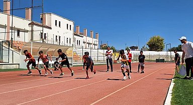 Karaman'da ilk kez U12 çoklu branşlar il deneme yarışları yapıldı
