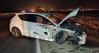Karaman'da otomobiller çarpıştı: 6 yaralı