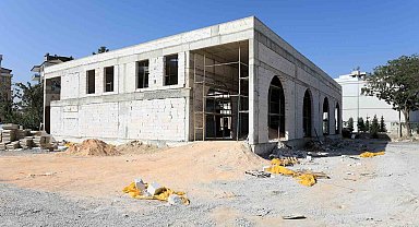 Karatay Hoş Kubbe'nin yapımı sürüyor