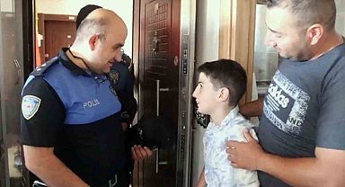 Kayseri polisinden alkışlanacak hareket: Umut'u doğum gününde yalnız bırakmadılar