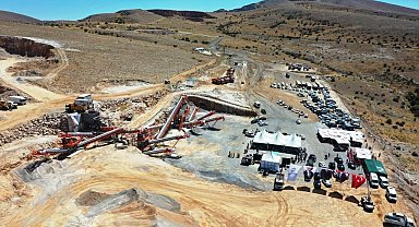 Kayseri'de tek, Türkiye'de sayılı olan konkasör tesisi açıldı